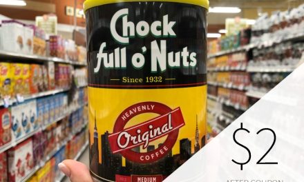 Chock full o’Nuts Coffee Just $2 At Publix