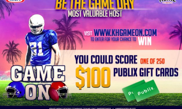 Get Ready For The Big Game And Enter To Win One Of 250 $100 Publix Gift Cards – Game On!
