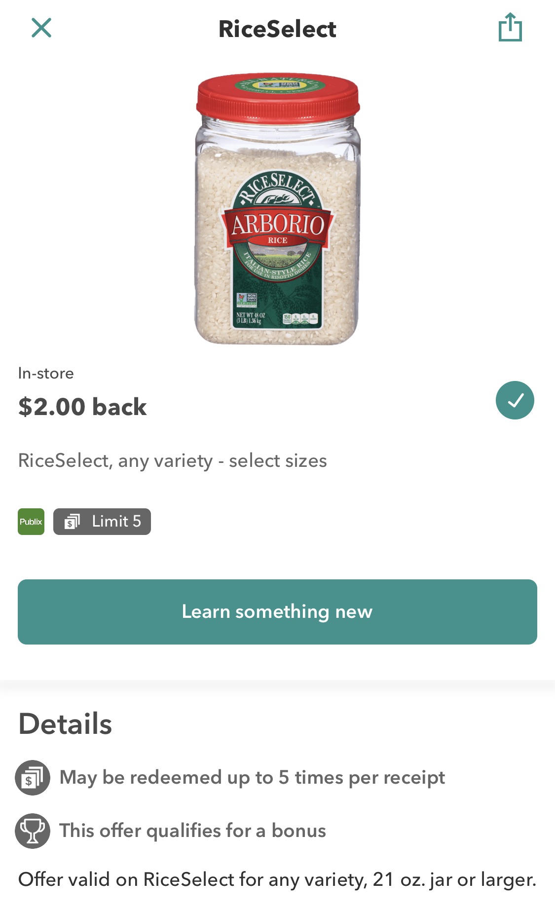 Big Savings On All Your Fa $2 On RiceSelect® Products At Publix on I Heart Publix