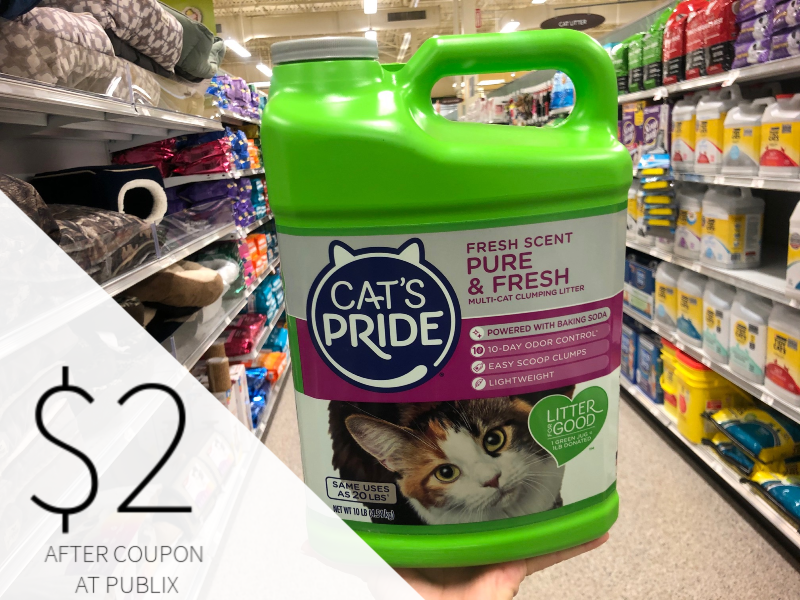 Cat’s Pride Cat Litter Just $1.50 At Publix on I Heart Publix 1