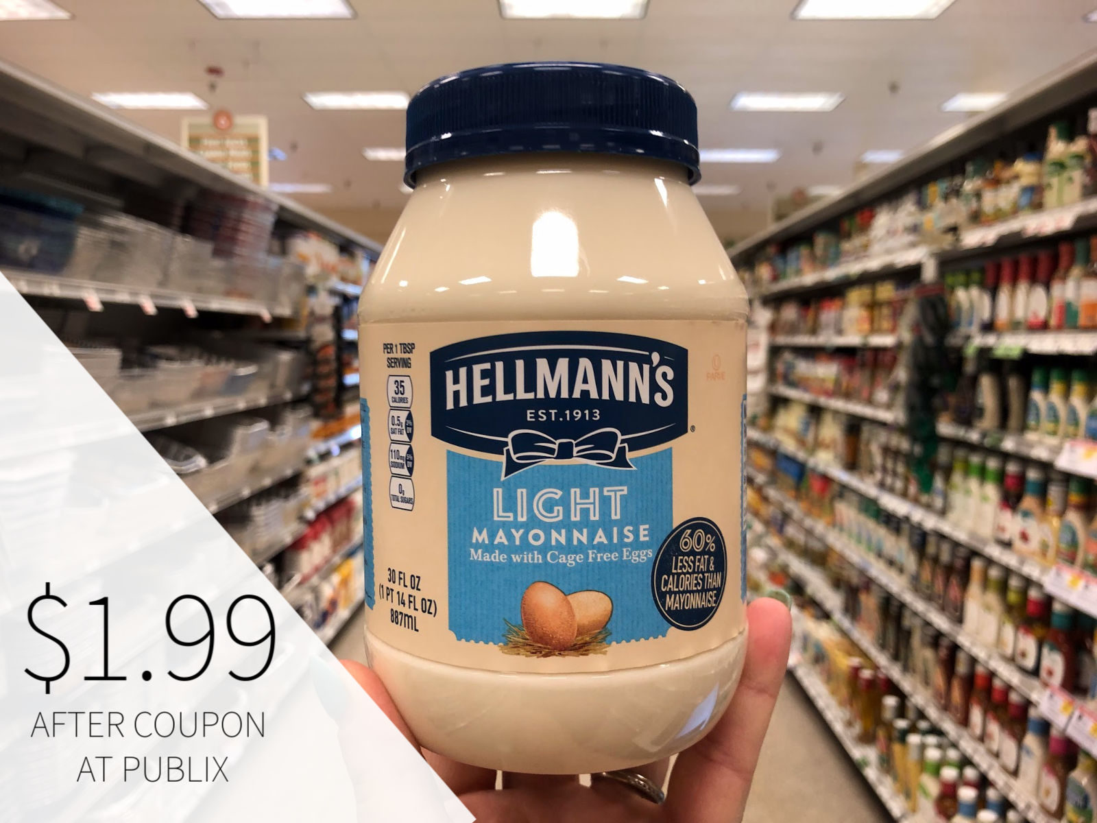 Last Chance Save $2 On Hellmann’s Mayonnaise With That Big Publix Coupon!