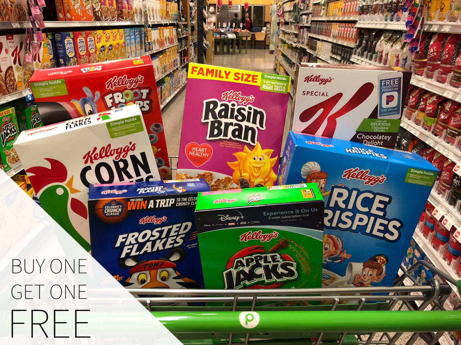 Big News!! All Kellogg’s Cereals Are Buy One Get One FREE This Week At Publix!
