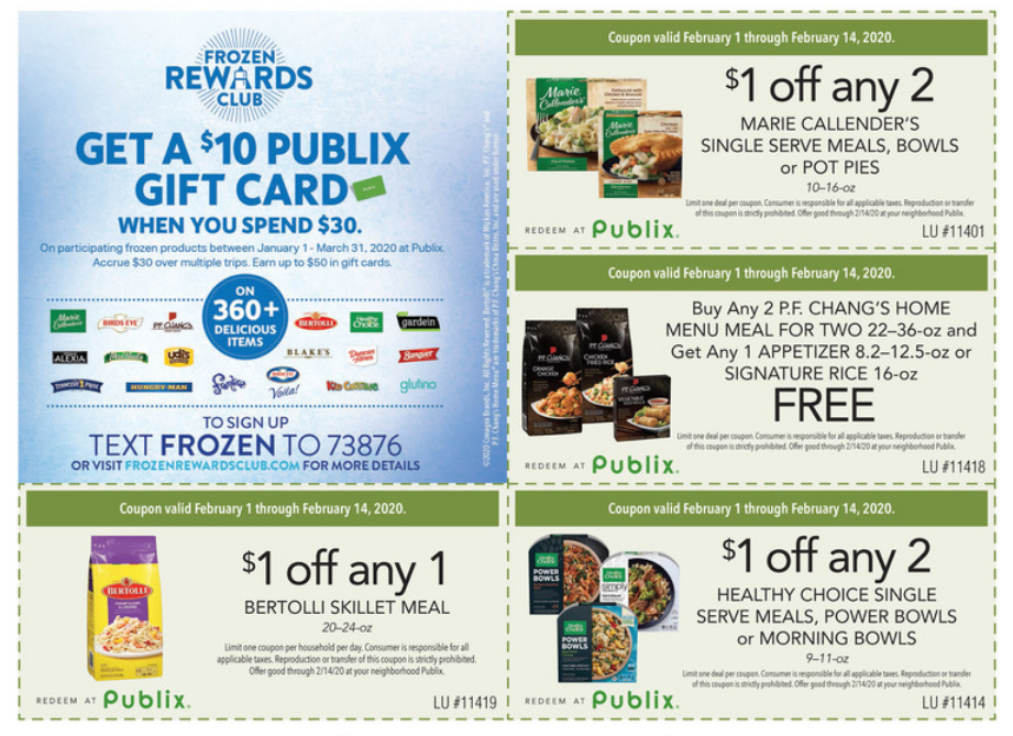 Still Time To Earn With The Frozen Rewards Club - Get A $10 Publix Gift Card With Purchase on I Heart Publix