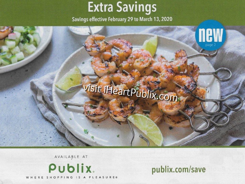 Publix Grocery Advantage Buy Flyer – “Extra Savings” Valid 2/29 to 3/13 on I Heart Publix
