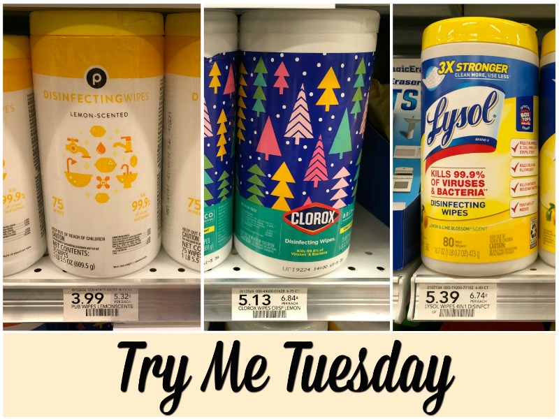 Try Me Tuesday - Publix Disinfecting Wipes on I Heart Publix