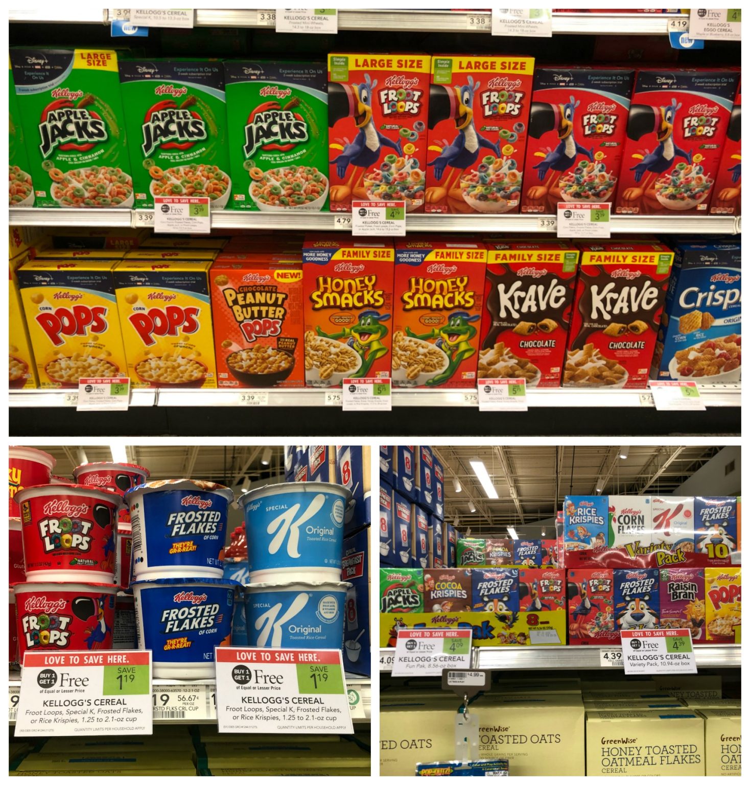Big News!! All Kellogg’s Cereals Are Buy One Get One FREE This Week At