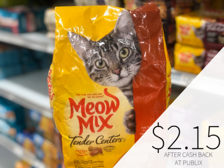 Meow Mix Cat Food Just 2.15 Per Bag At Publix