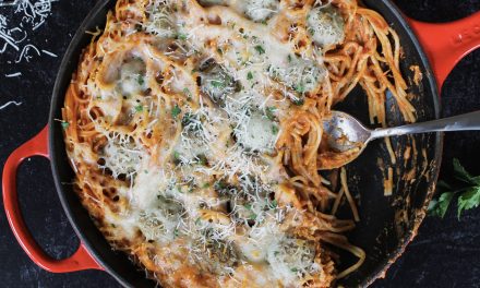 Creamy Baked Spaghetti & Meatballs – Super Meal That’s Quick, Easy & Economical!
