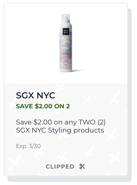 SGX NYC Haircare Is Now At Publix - Save On on I Heart Publix 1