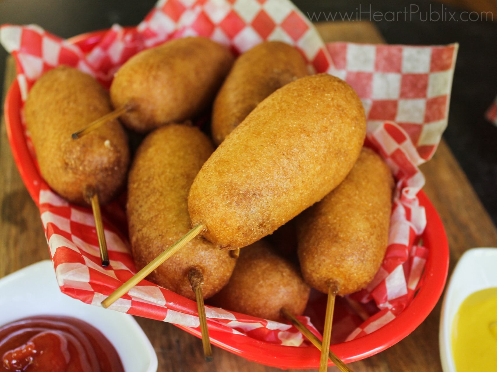 Corn Dogs-Final Quick & Easy Mini Corn Dogs - Super Meal To Go With The Deals At Publix on I Heart Publix 1