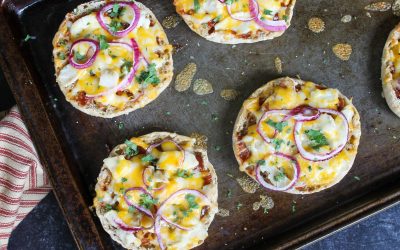 BBQ Chicken English Muffin Pizzas – Super Meal To Go With The Sales At Publix!