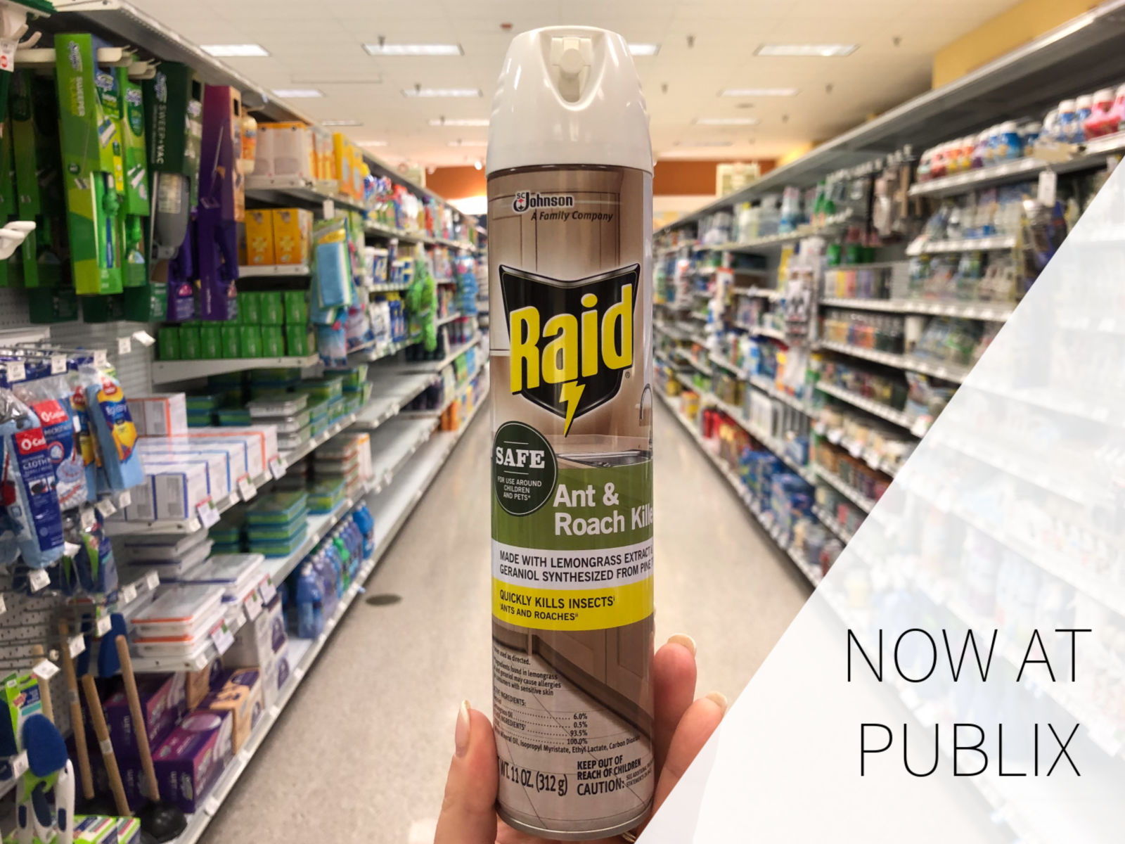 Look For Raid® Ant And Roach With Essential Oils At Your Local Publix
