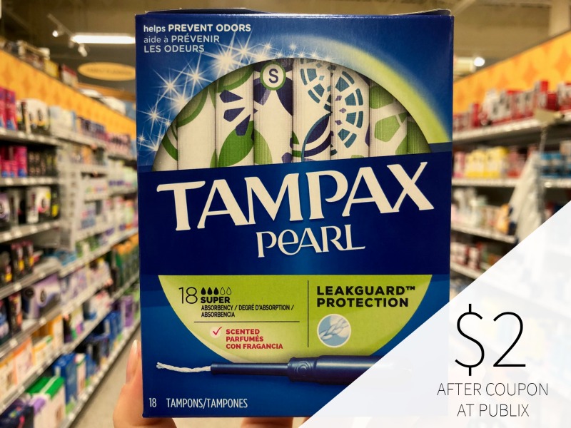 Tampax Radiant Tampons Just Just $1.09 Per Box At Publix on I Heart Publix 1