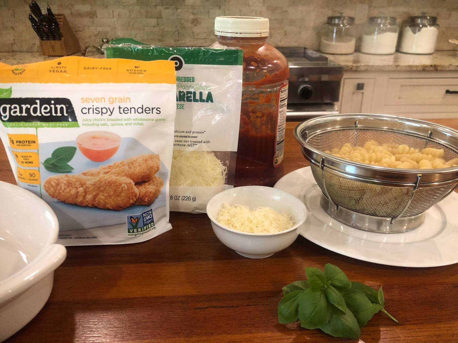 Easy Chick’n Parmesan Casserole (Meatless Meal Option For The Sales At