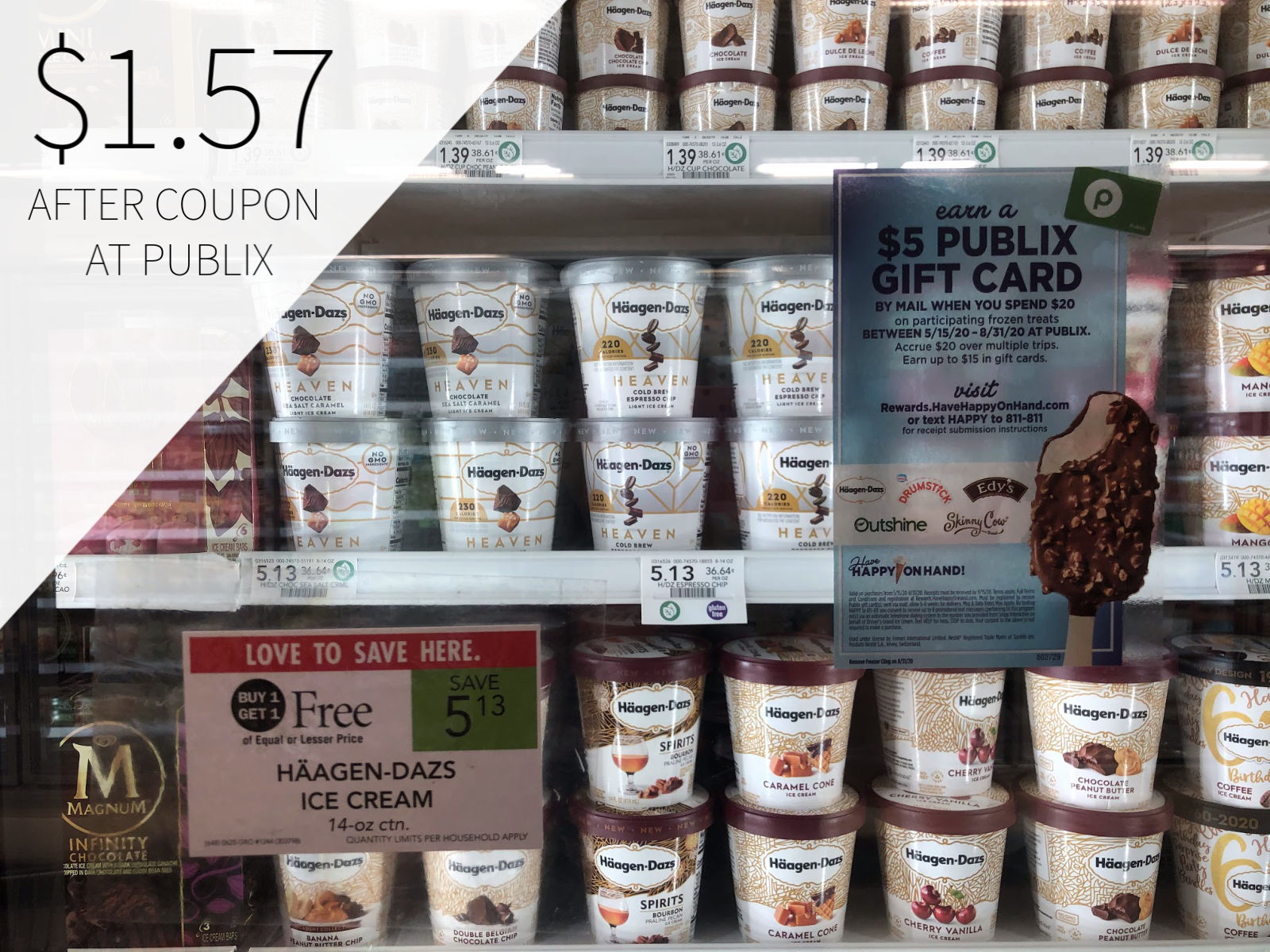 Fantastic Deal On Häagen-Dazs Ice Cream At Publix – Great Time To Try New Häagen-Dazs HEAVEN Light Ice Cream!