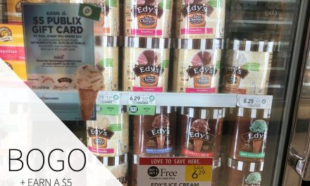 Stock Up On Delicious Edy’s Ice Cream During The BOGO Sale & Earn A Publix Gift Card!