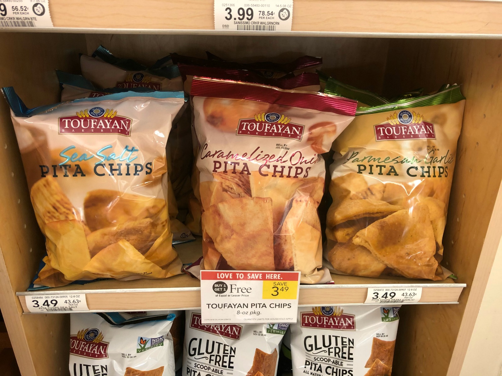 Toufayan Pita Chips AND Toufayan Wraps (Gluten Free & Organic) Are BOGO