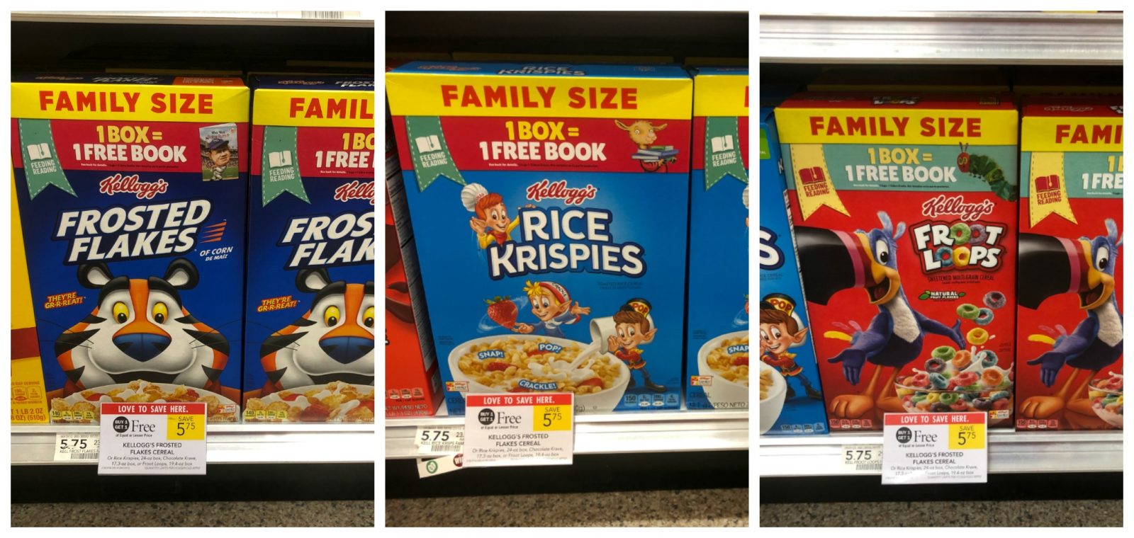 Get A Great Deal On Delicious Kellogg’s Cereals & Get A Free Book With