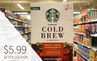 Enjoy The Refreshing Taste Of Starbucks Cold Brew Concentrates & Save Now At Publix