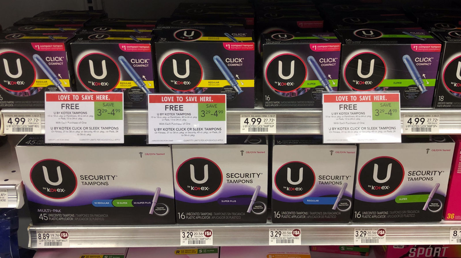 Pick Up Fantastic Savings On U by Kotex Tampons, Pads & Liners This Week At Publix on I Heart Publix