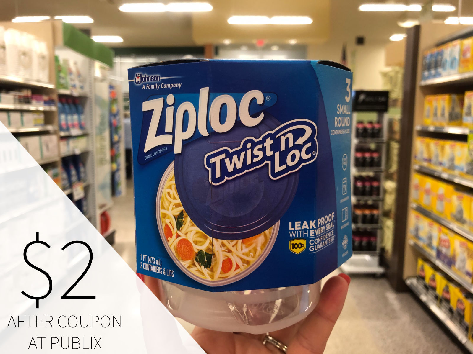 Ziploc® Twist 'n Loc® Containers Keep Your Foods Fresh Without Spills Or  Leaks! - iHeartPublix