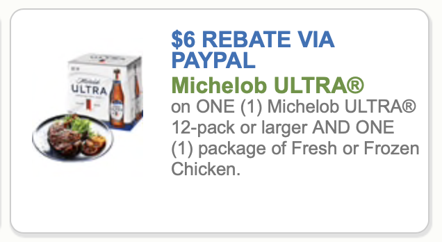 Save 6 On Fresh Chicken Michelob Ultra