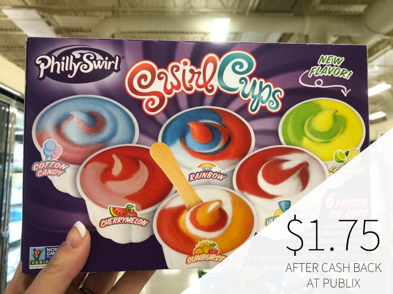 PhillySwirl Frozen Treats Only $2.25 After Cash Back At Publix (19¢ Per Serving) on I Heart Publix 1