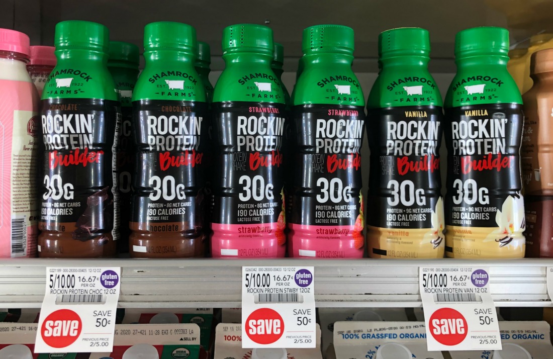 Shamrock Rockin’ Protein Shake As Low As 83¢ At Publix