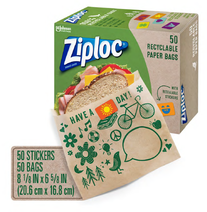 Look For New Ziploc® Paper Bags At Publix on I Heart Publix