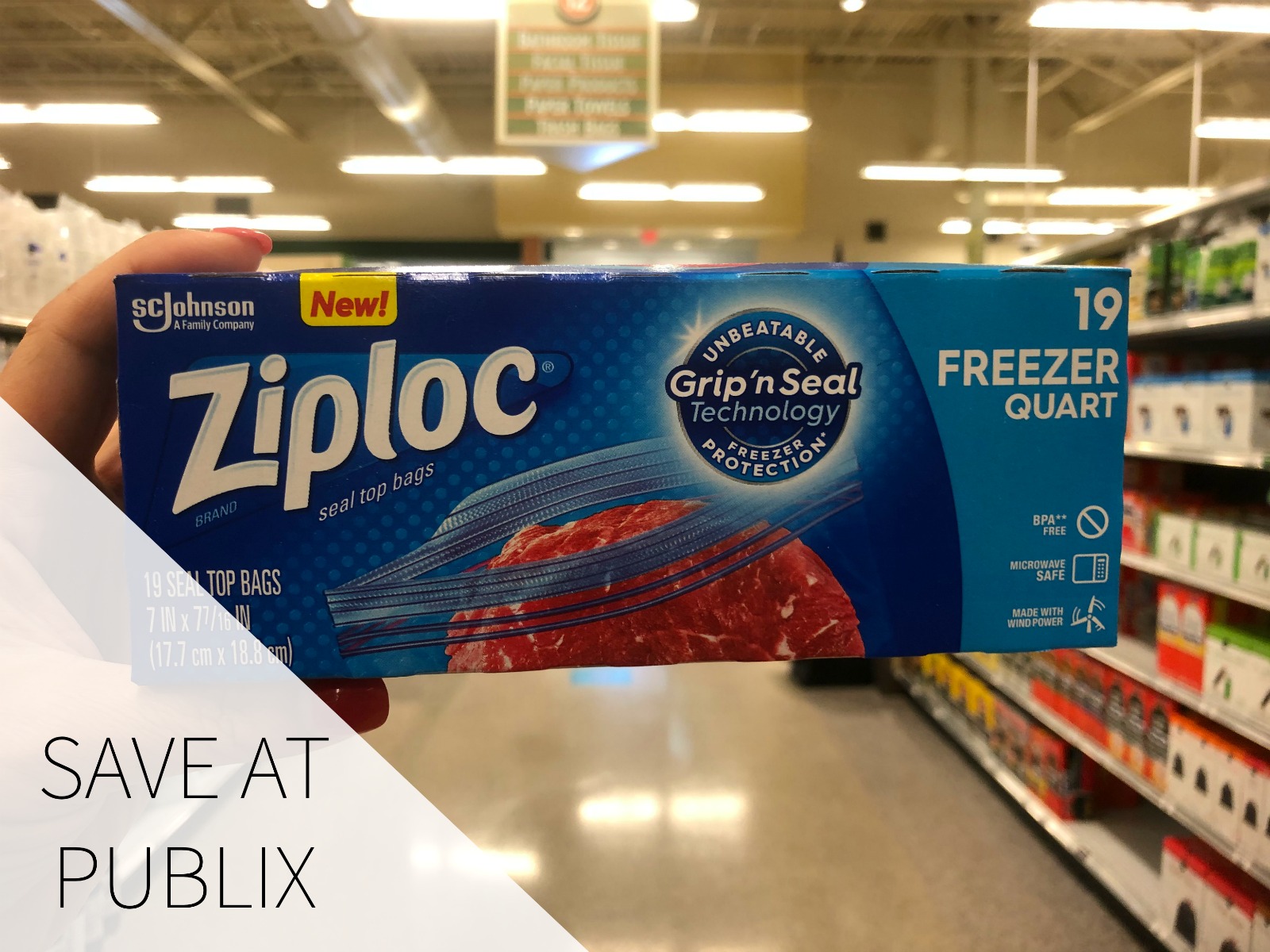 Store Frozen Foods For Longer With Ziploc® Brand Freezer Bags - Enjoy Your Favorite Meals Whenever You Want! on I Heart Publix 1