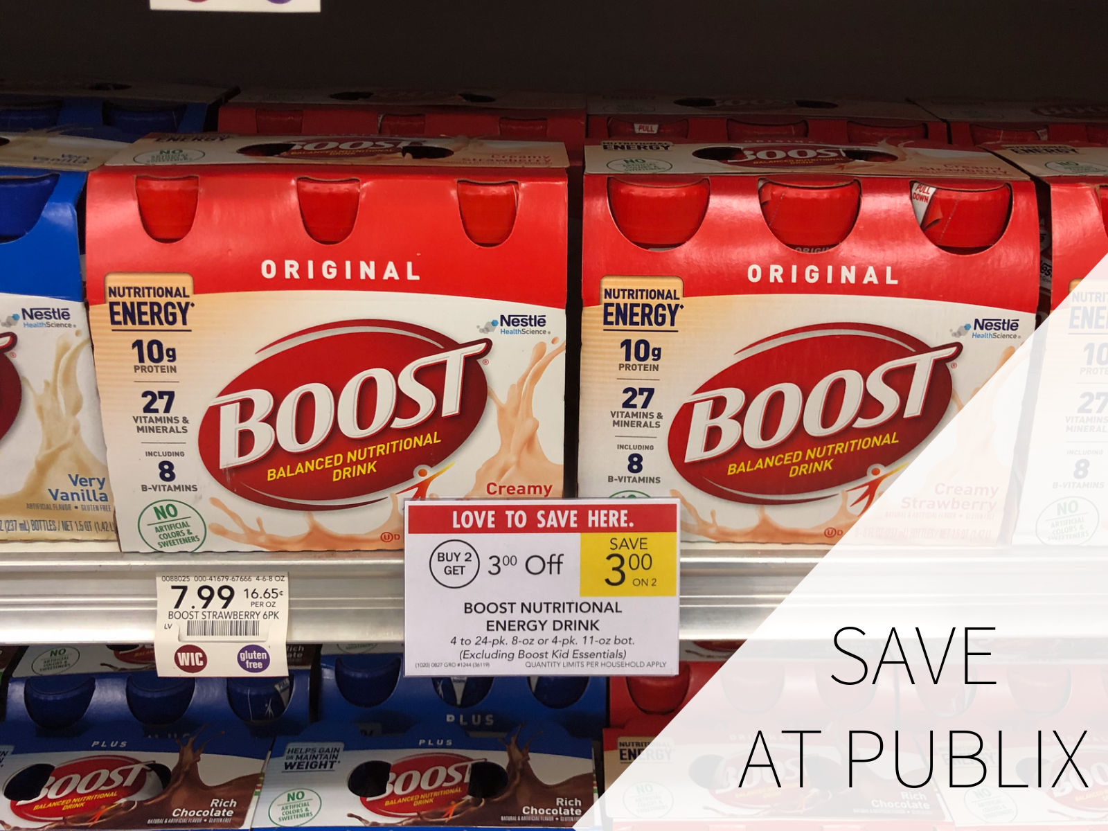 Time To Save On Your Favorite BOOST® Nutritional Drinks At Publix