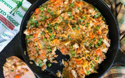 Cheesy Chicken & Riced Veggies Skillet – Still Time To Grab A Deal On Green Giant® Riced Veggies