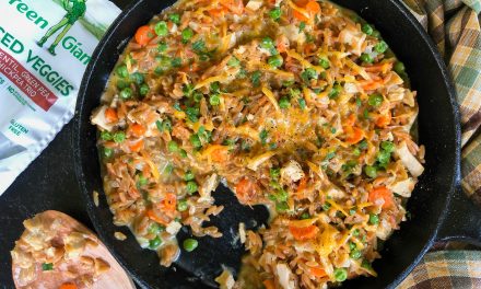 Cheesy Chicken & Riced Veggies Skillet – Still Time To Grab A Deal On Green Giant® Riced Veggies