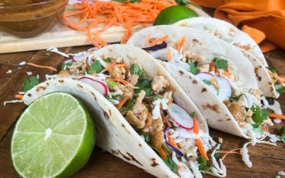 Shortcut Thai Chicken Tacos