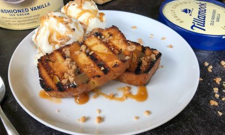 Grilled Pound Cake With Tillamook Ice Cream – Easiest End Of Summer Dessert!
