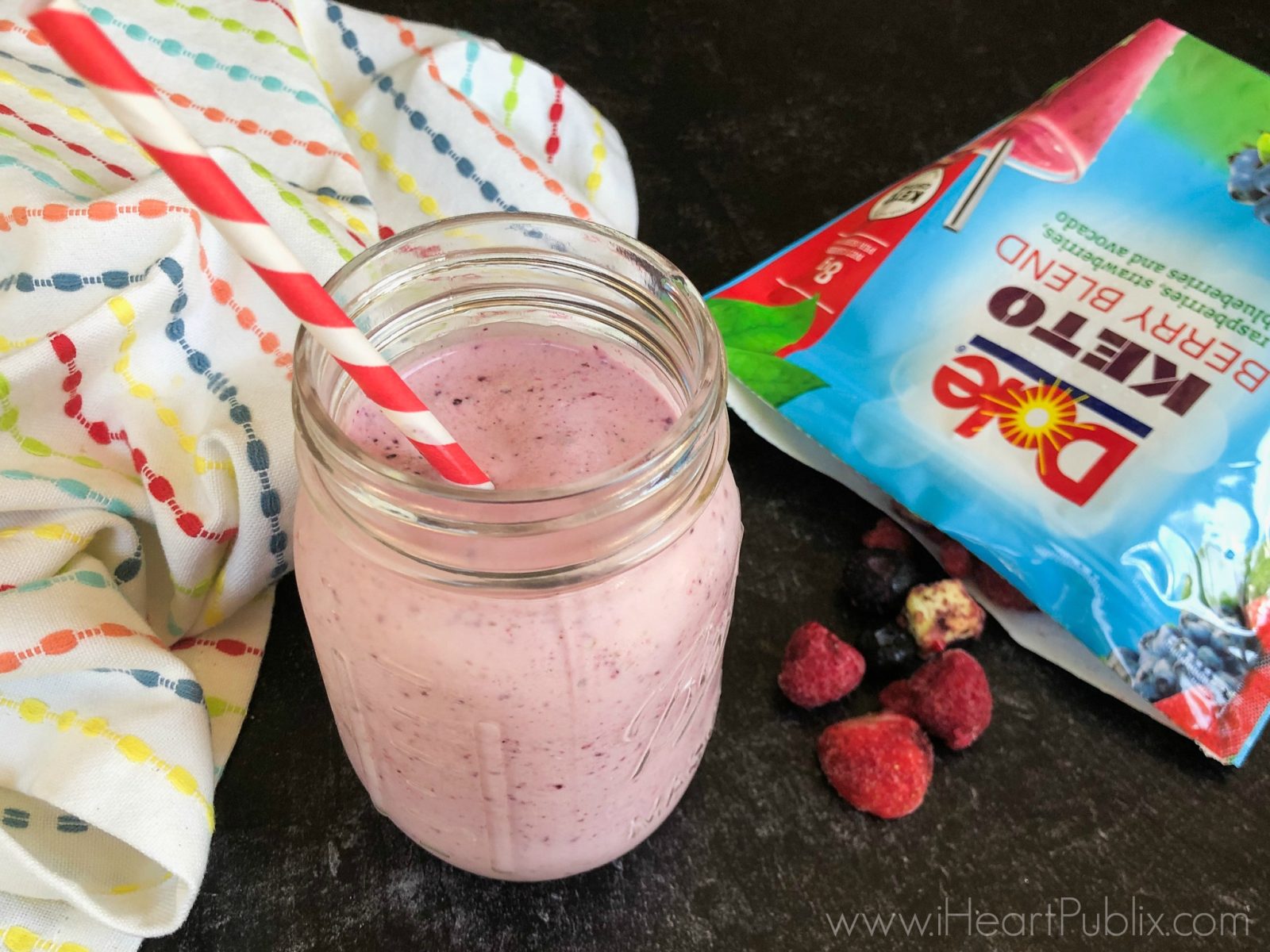 Dole® Keto Berry Cheesecake Smoothie – Tasty Option To Make With New Dole Keto Berry Blend