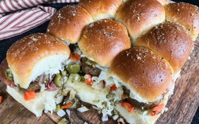 Meatball Muffuletta Pull-Apart – Try It & Save BIG On Carando Meatballs At Publix