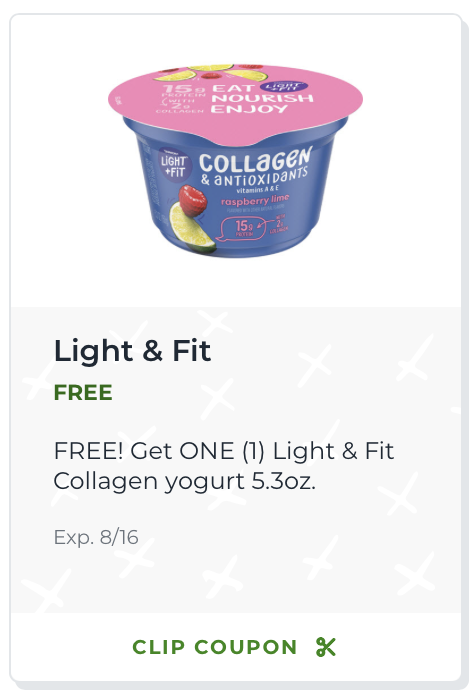 FREE Light & Fit® Collagen & Antioxidants Single Serve Yogurt At Publix! on I Heart Publix