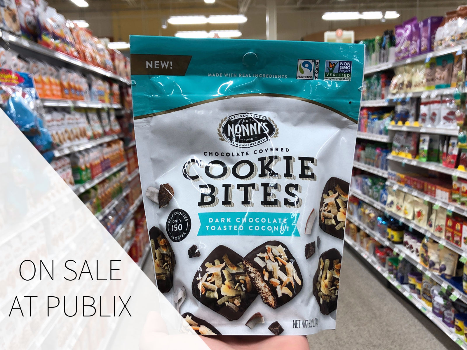 Try NEW Nonni’s Chocolate Covered Cookie Bites - Save Now At Publix on I Heart Publix 1