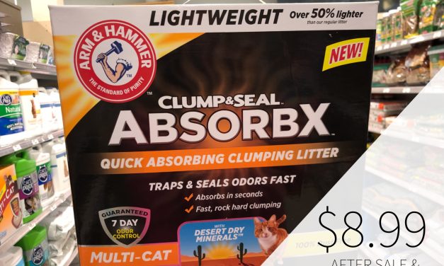 Try New ARM & HAMMER™ AbsorbX Clumping Litter – Save Now At Publix