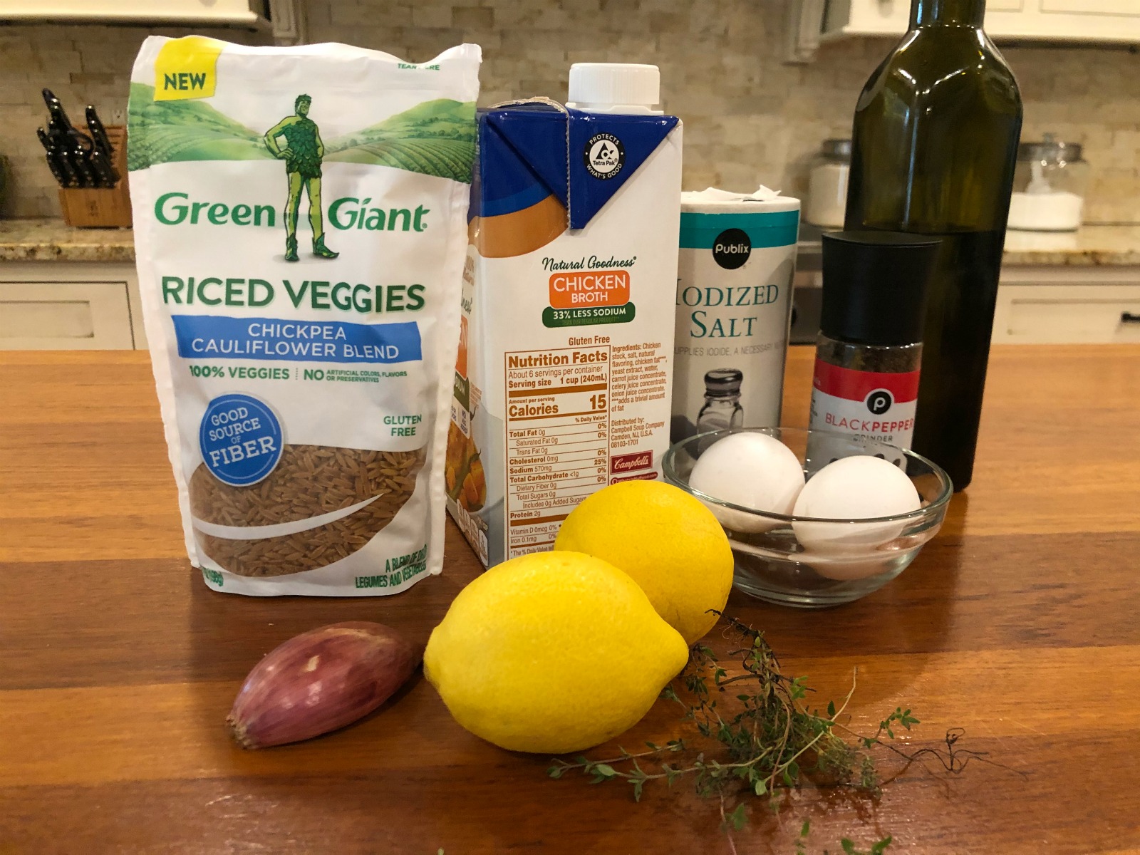 Riced Veggie Avgolemono Soup on I Heart Publix