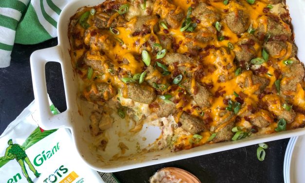 Chicken Bacon Ranch Veggie Tot Casserole – A Tasty Spin On An Old Favorite!