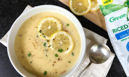 Riced Veggie Avgolemono Soup – Tasty Recipe For The New Green Giant® Riced Veggies Coupon