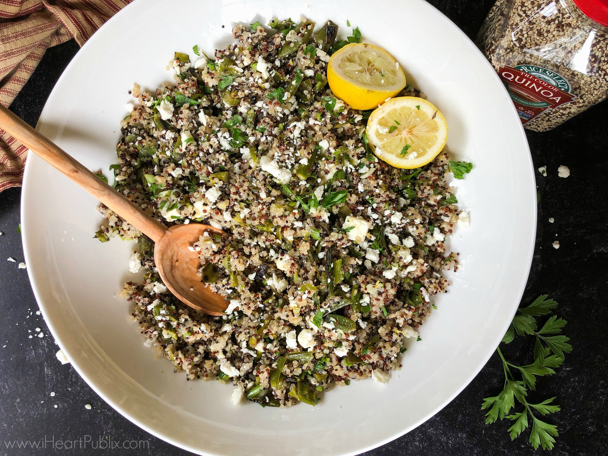 Tri-Color Quinoa with Grilled Vegetables and Feta - Get Savings On RiceSelect Quinoa At Publix on I Heart Publix 1