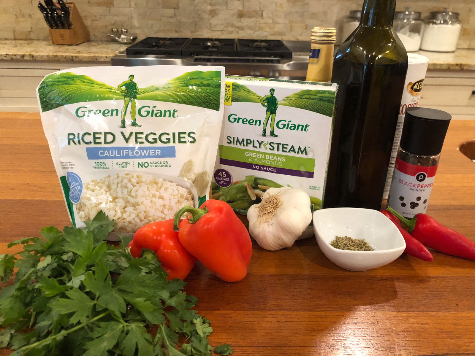 Chimichurri Cauliflower Rice Recipe - Tasty Side For The Sale On Green Giant Riced Veggies on I Heart Publix 1