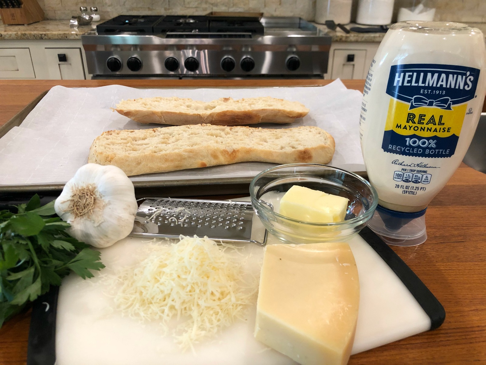 Save BIG On Hellmann's Mayonnaise & Serve Up A Batch Of Garlic Parmesan Bread With Your Next Pasta Dinner on I Heart Publix 1