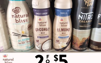 Grab A Deal On natural bliss® Sweet Crème Coconut Milk & natural bliss® Vanilla Almond Milk At Publix