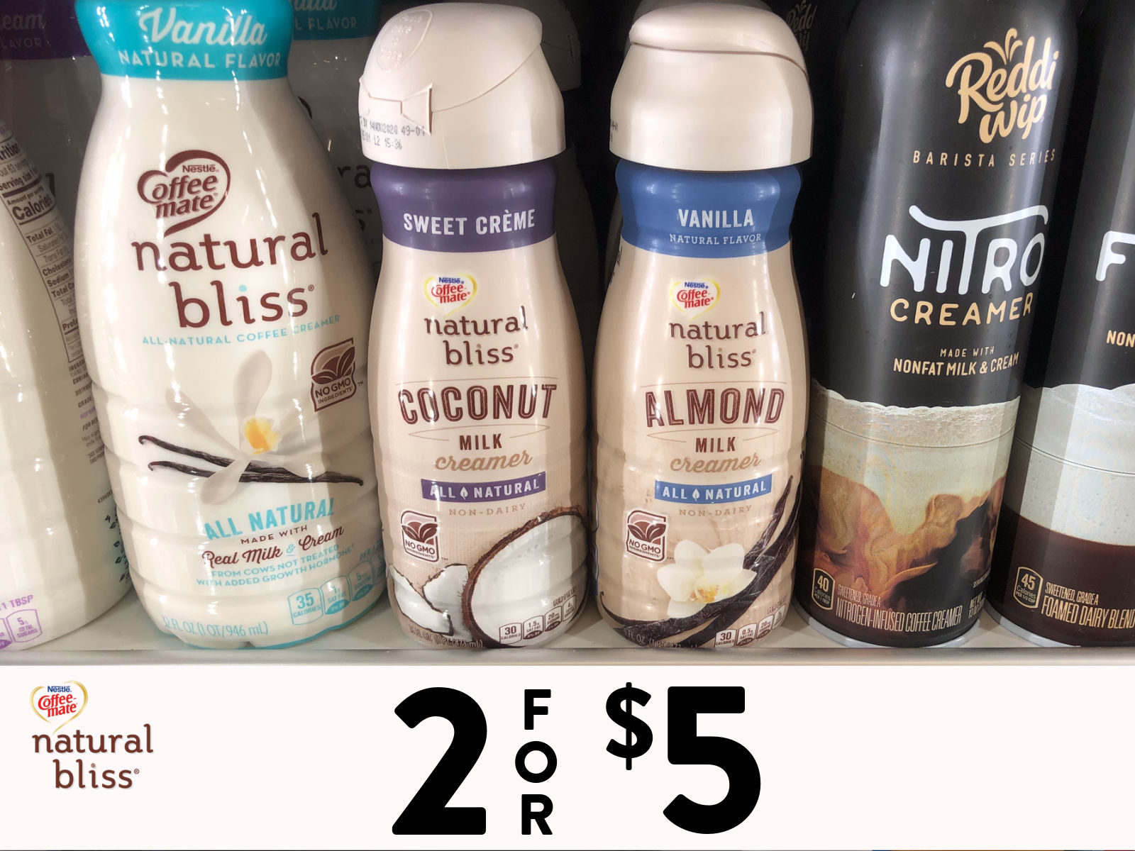 Natural Bliss Coffee Creamer Almond Milk / Natural Bliss Coffee Mate