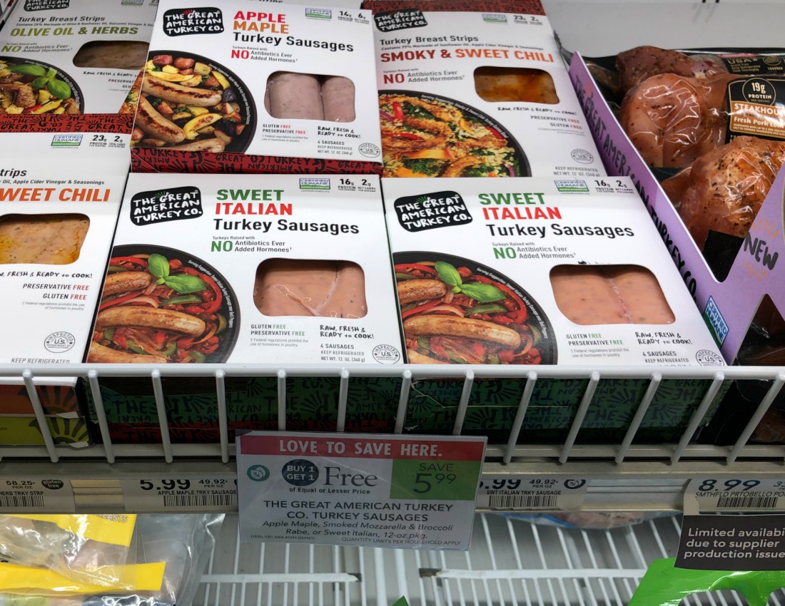 The Great American Turkey Company Turkey Sausage Just $2 At Publix