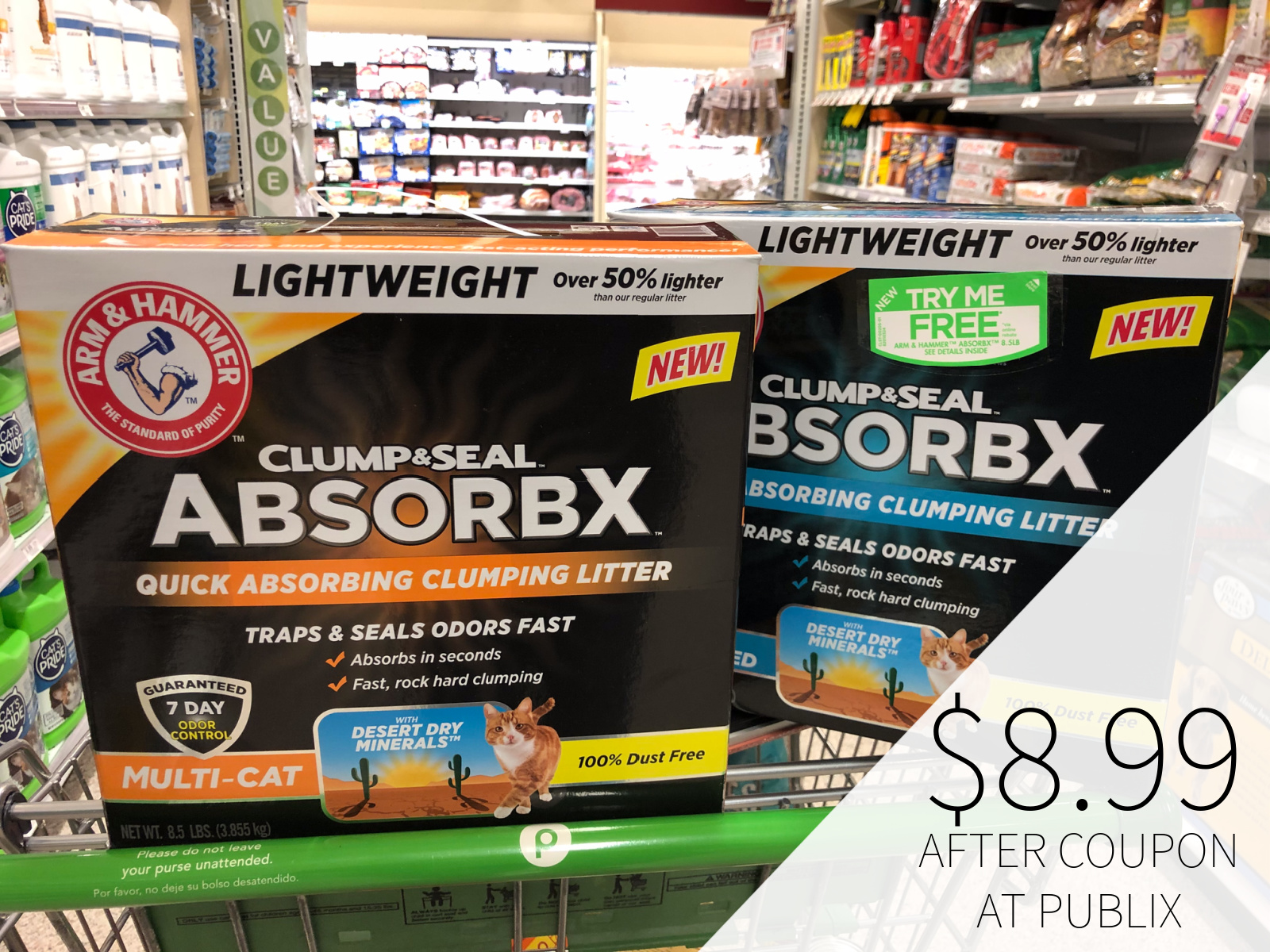 Get Big Savings On ARM & HAMMER™ AbsorbX Clumping Litter At Your Local Publix
